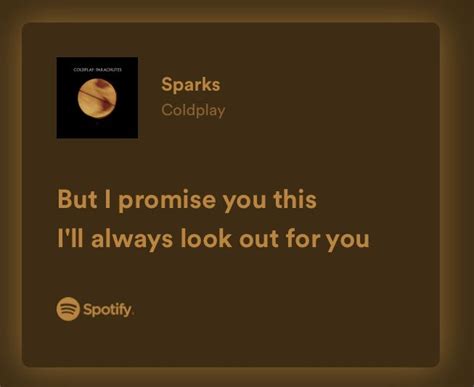 Coldplay lyrics sparks - Sep 12, 2019 · SparksSparks "(Chispas)", es una canción de la banda británica de rock Coldplay lanzada como la cuarta canción del disco Parachutes lanzado a la venta en el ... 